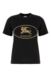 Black cotton t-shirt -  | Wise