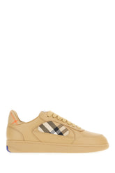 Beige leather Terrence sneakers -  | Wise