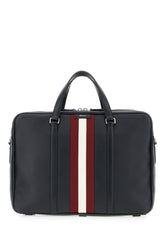 Black leather briefcase -  | Wise
