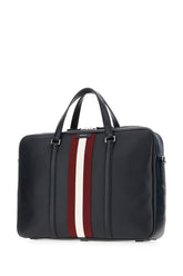 Black leather briefcase -  | Wise