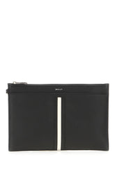 Black leather clutch -  | Wise