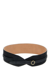 Black suede belt -  | Wise