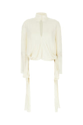 Ivory georgette blouse -  | Wise