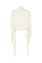 Ivory georgette blouse -  | Wise