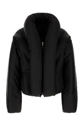Giubbino imbottito in misto nylon nero -  | Wise