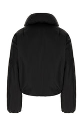 Giubbino imbottito in misto nylon nero -  | Wise