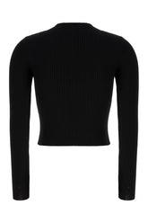 Top in lana nera -  | Wise