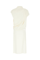 Ivory viscose blend dress -  | Wise