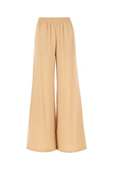 Beige viscose blend pants -  | Wise