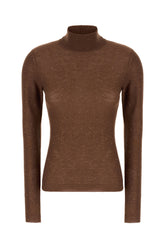 Maglione in misto lana cioccolato -  | Wise