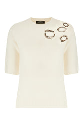 Maglione in misto lana avorio -  | Wise