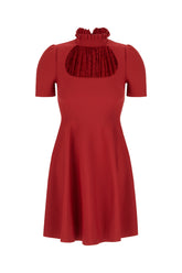 Abito in misto viscosa stretch rossa -  | Wise