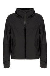 Black nylon windbreaker -  | Wise