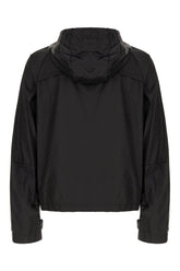 Black nylon windbreaker -  | Wise