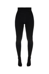 Black stretch viscose blend tights -  | Wise