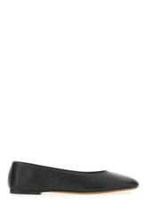 Ballerine Square in pelle nera -  | Wise