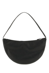 Black leather small Izzy shoulder bag -  | Wise