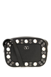 Black leather Nellcôte crossbody bag -  | Wise