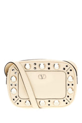 Ivory leather Nellcôte crossbody bag -  | Wise