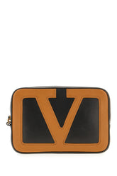 Black leather clutch -  | Wise