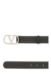 Black leather belt -  | Wise