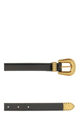 Cintura in pelle nera -  | Wise