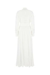 Abito in misto modal bianco -  | Wise