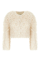 Ivory acrylic blend jacket -  | Wise