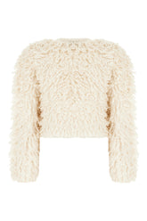 Ivory acrylic blend jacket -  | Wise