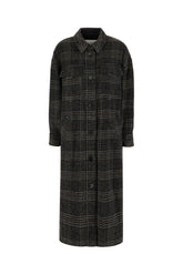 Embroidered wool coat -  | Wise