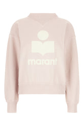 Powder pink cotton blend sweatshirt -  | Wise