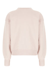 Powder pink cotton blend sweatshirt -  | Wise