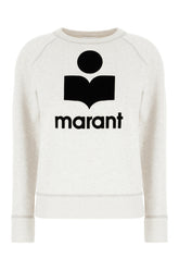 Light grey cotton blend sweatshirt -  | Wise