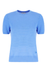Cerulean blue viscose sweater -  | Wise
