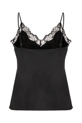 Top in poliestere nero -  | Wise