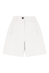 Ivory denim shorts -  | Wise