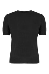 Black viscose sweater -  | Wise