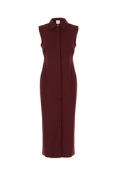 Abito in poliestere stretch bordeaux -  | Wise