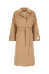 Beige wool blend coat -  | Wise