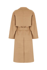 Beige wool blend coat -  | Wise