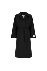 Black wool blend coat -  | Wise