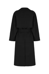 Black wool blend coat -  | Wise