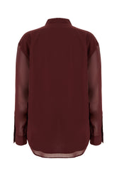 Camicia in poliestere bordeaux -  | Wise