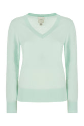 Maglione in lana verde menta -  | Wise