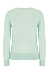 Maglione in lana verde menta -  | Wise