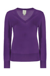 Maglione in lana viola -  | Wise