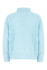 Maglione in misto nylon azzurro -  | Wise