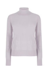 Maglione in misto poliestere viola pastello -  | Wise
