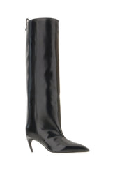 Black leather boots -  | Wise