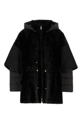 Black shearling coat -  | Wise
